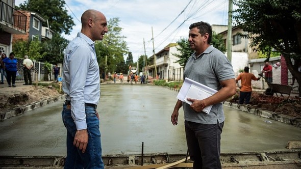 Maquinista Savio: la puesta en valor de la calle El Jilguero avanzó en un 60%