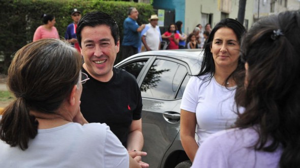 Noe Correa y Leo Nardini, realizaron la puesta en valor del tercer tramo de la calle Brasil, en la ciudad de Tortuguitas