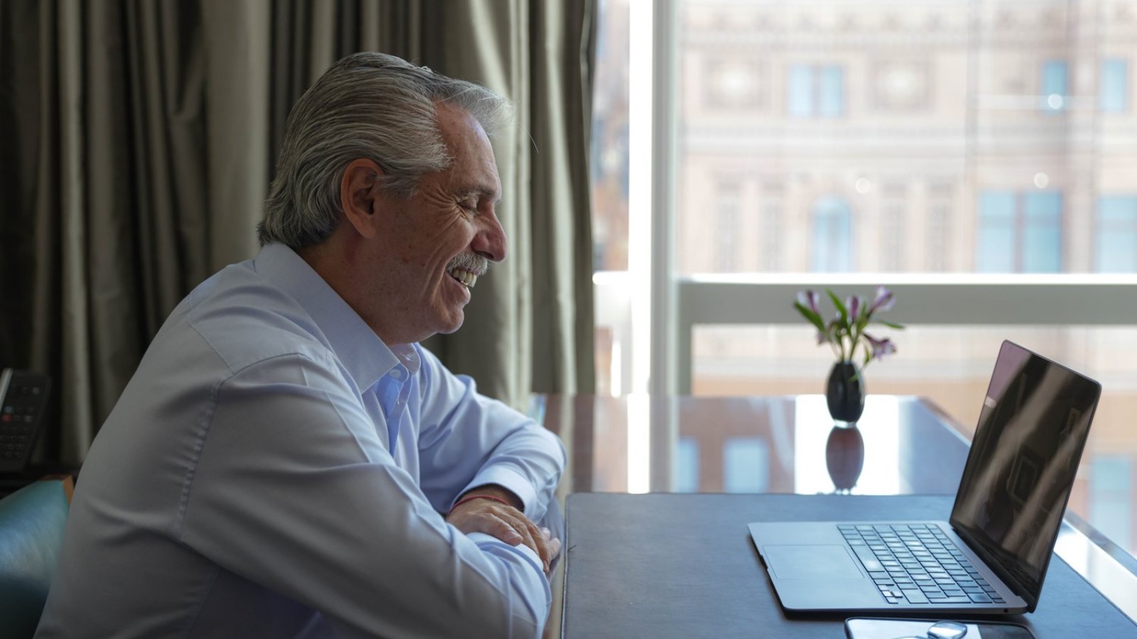 El Presidente Alberto Fernández felicitó al matemático argentino, Luis Caffarelli