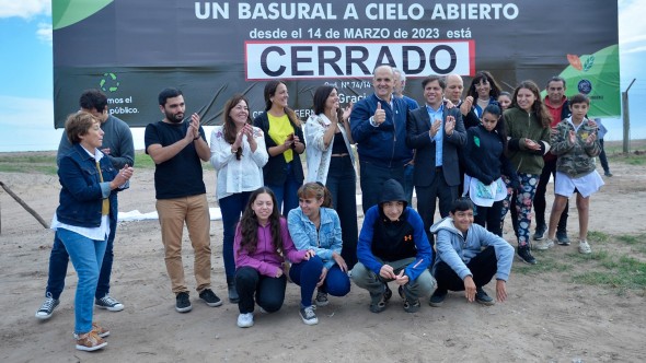 Kicillof encabezó la puesta en marcha del Complejo Ambiental Municipal de Pehuajó