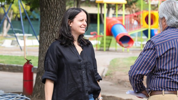 Avanza la renovación integral de la Plaza Almafuerte en Vicente López