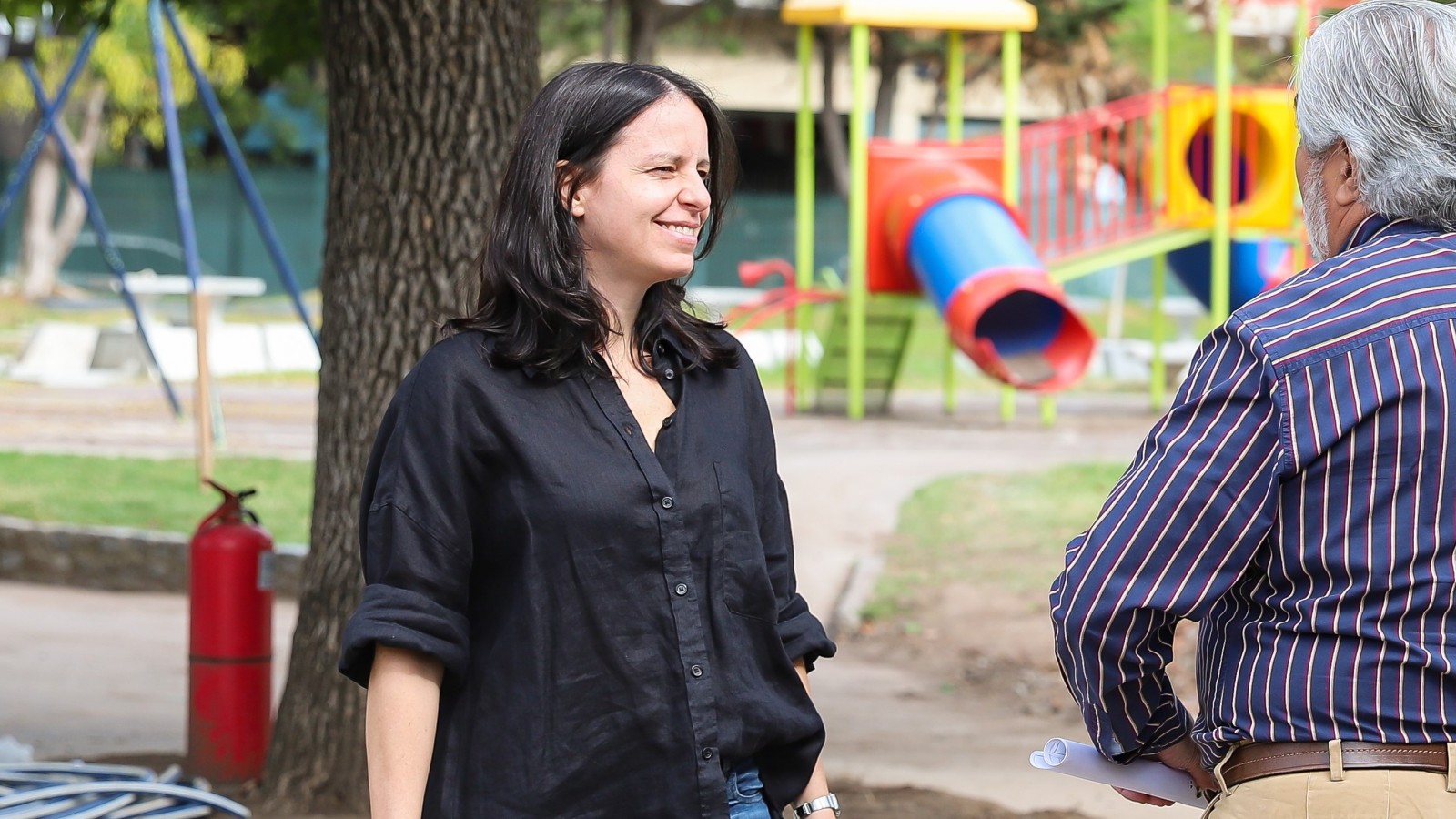 Avanza la renovación integral de la Plaza Almafuerte en Vicente López