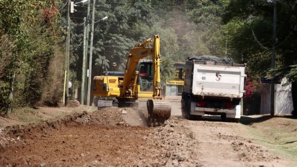 San Miguel intensifica las obras de pavimentación en la zona oeste
