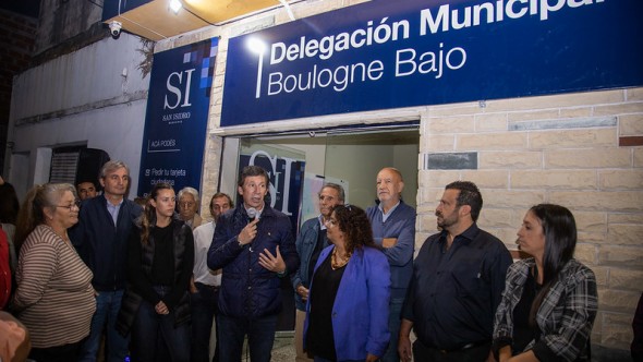 Posse inauguró una nueva Delegación Municipal en Bajo Boulogne