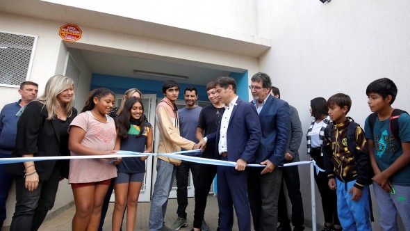 Kicillof inauguró el nuevo edificio de la Escuela Secundaria N°17 en General Rodríguez