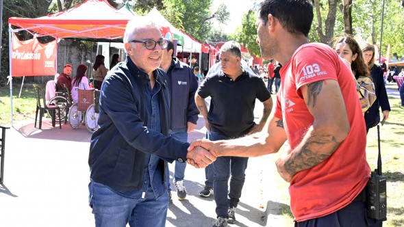 En Benavídez, Julio Zamora participó de una nueva jornada del programa Tigre con Vos