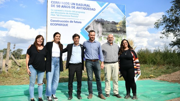 Kicillof anunció el cierre de un basural a cielo abierto en Veinticinco de Mayo