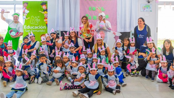 San Fernando celebró la Pascua con actividades en sus Centros Educativos municipales