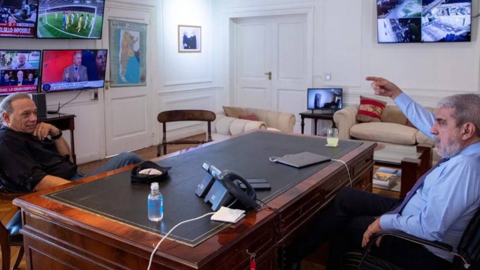 Berni: "Hay una fuerte decisión de apoyar con recursos a la provincia de Buenos Aires"