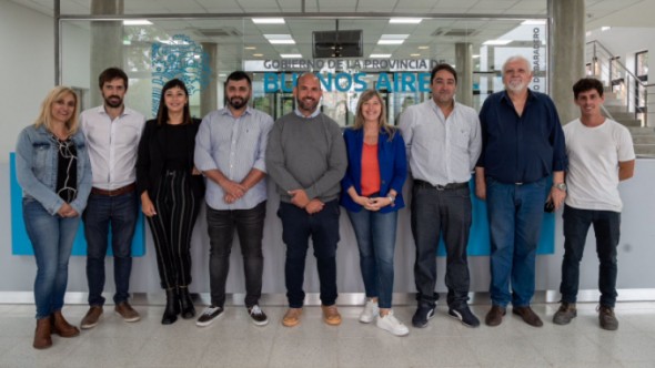 Alvarez Rodríguez supervisó los avances de la Casa de la Provincia en Baradero