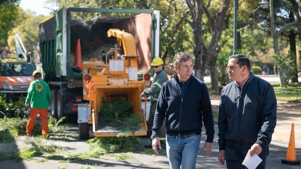 San Isidro comenzó su plan de poda sustentable en todo el distrito