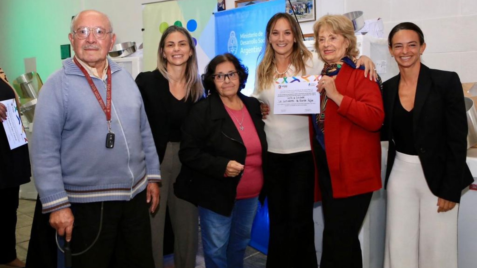 Malena Galmarini y Micaela Ferraro entregaron equipamiento a instituciones de Tigre