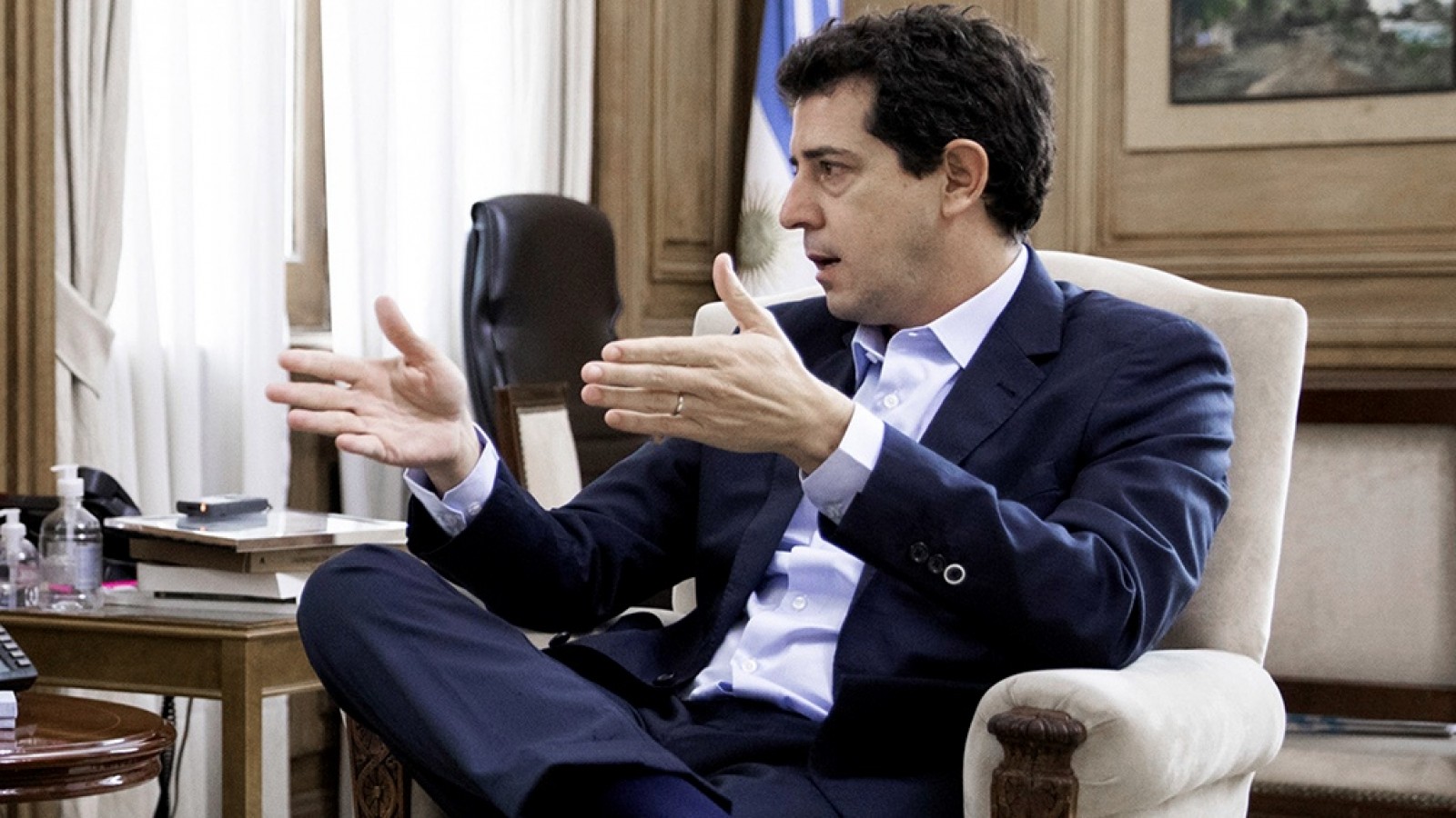 Para De Pedro, JxC propone "concentración económica y un gobierno para los ricos"