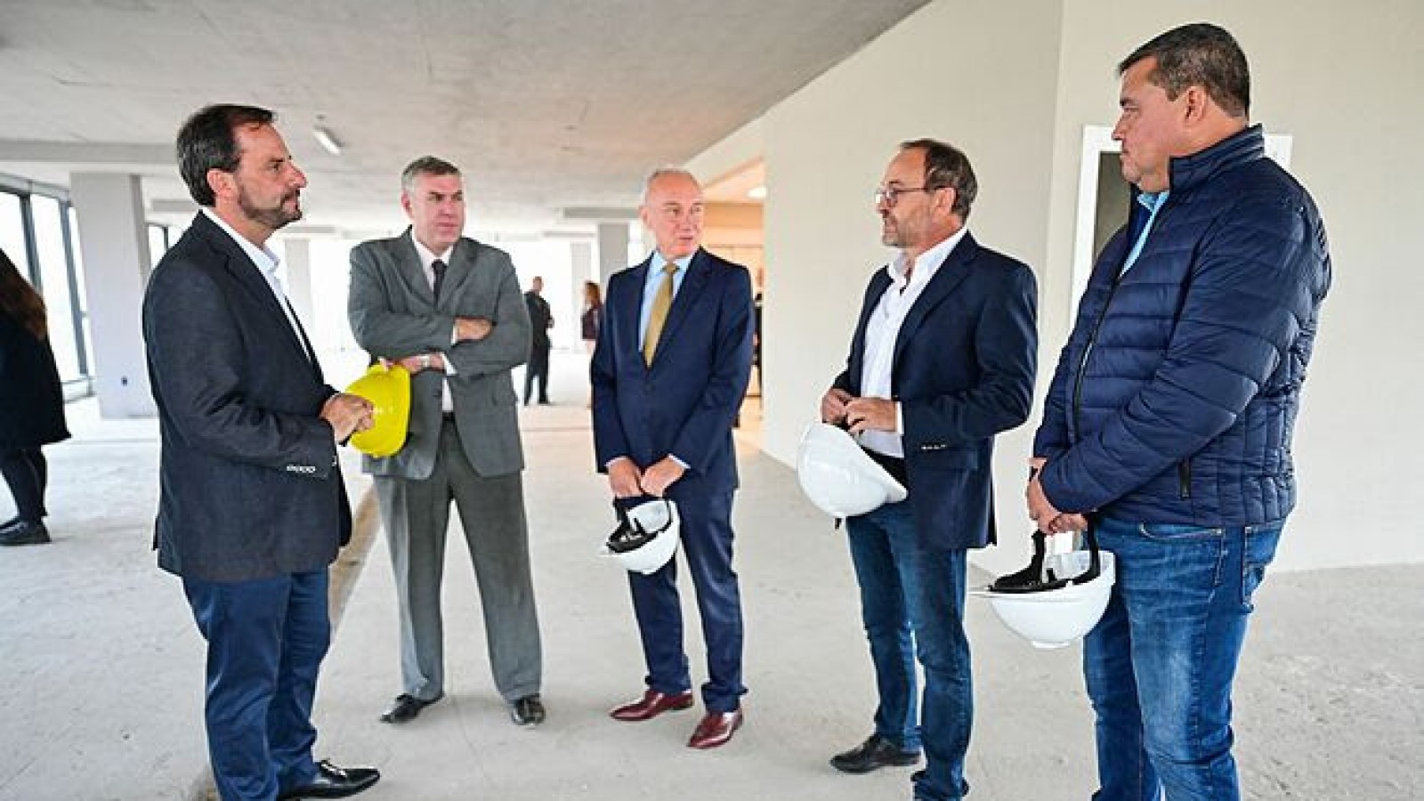 Ariel Sujarchuk supervisó junto autoridades judiciales la obra del Polo Judicial en Belén de Escobar