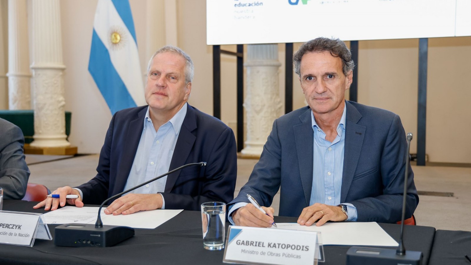 Katopodis y Perczyk firmaron nuevos convenios del Programa de Infraestructura Universitaria