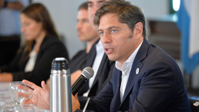 Kicillof celebró los avances en la obra de la autopista Buenos Aires-La Plata