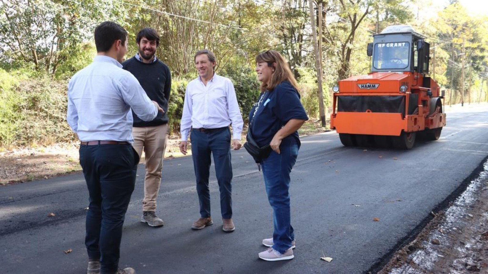Avanzan las obras de pavimentación en todo el partido de San Miguel