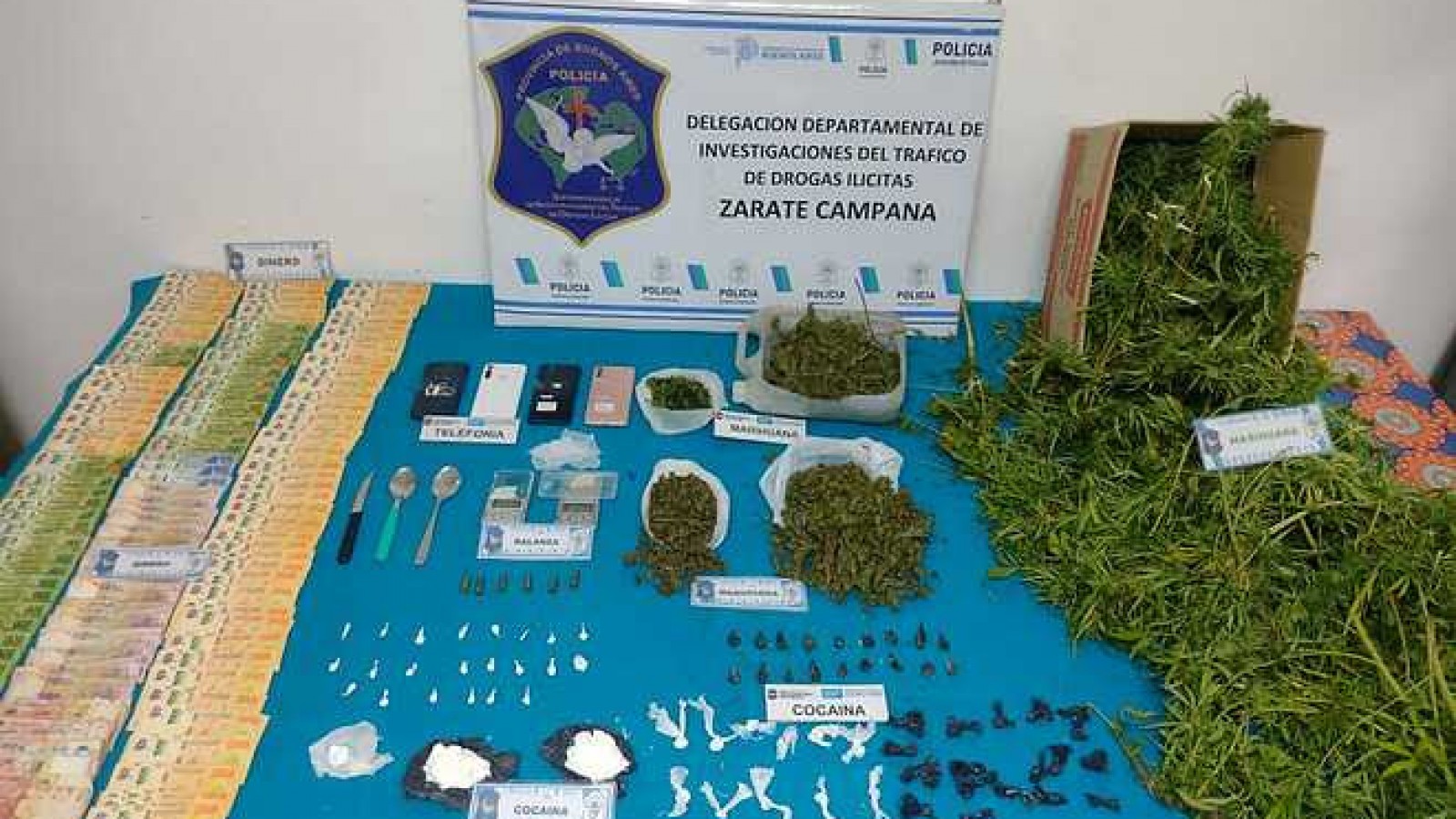 Gracias a una denuncia recibida en Ojos y Oídos en Alerta, se desbarató una banda narcocriminal y se incautó una importante cantidad de droga en Belén de Escobar