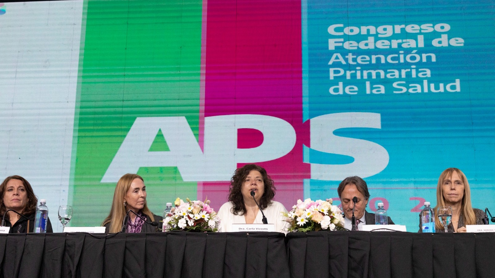 "Los equipos de atención primaria de la salud son un eslabón fundamental", dijo Vizzotti