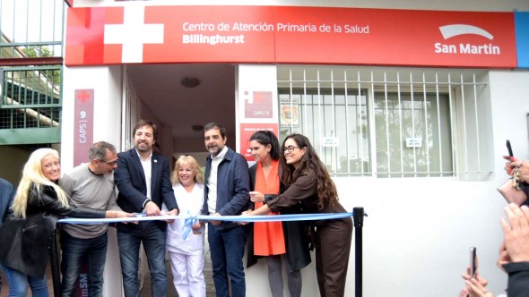 Fernando Moreira y Nicolás Kreplak inauguraron el nuevo Centro de Salud de Billinghurst