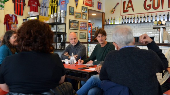 Rodríguez Larreta y Lousteau, en encuentros con vecinos por la Ciudad