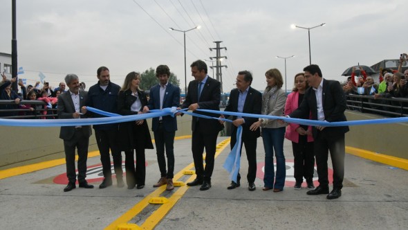 Se inauguró un nuevo paso bajo nivel para el tren Mitre en San Fernando