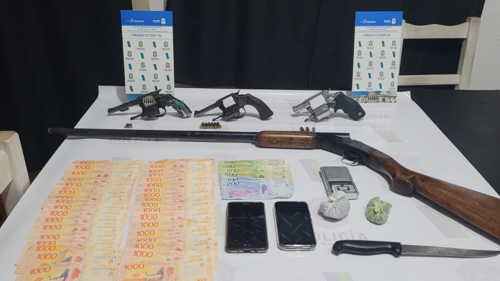 Detienen a la banda del "Moco", peligrosa organización de delincuentes que operaba en Belén de Escobar