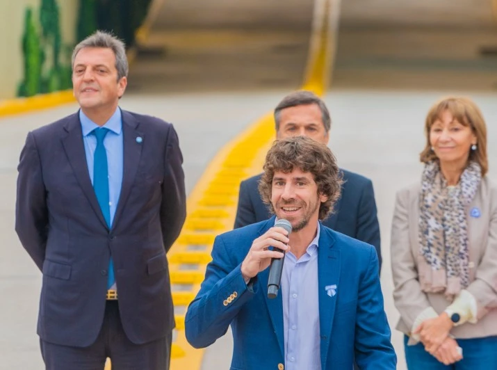 Juan Andreotti, Sergio Massa y Diego Giuliano inauguraron el Túnel de Sobremonte en San Fernando