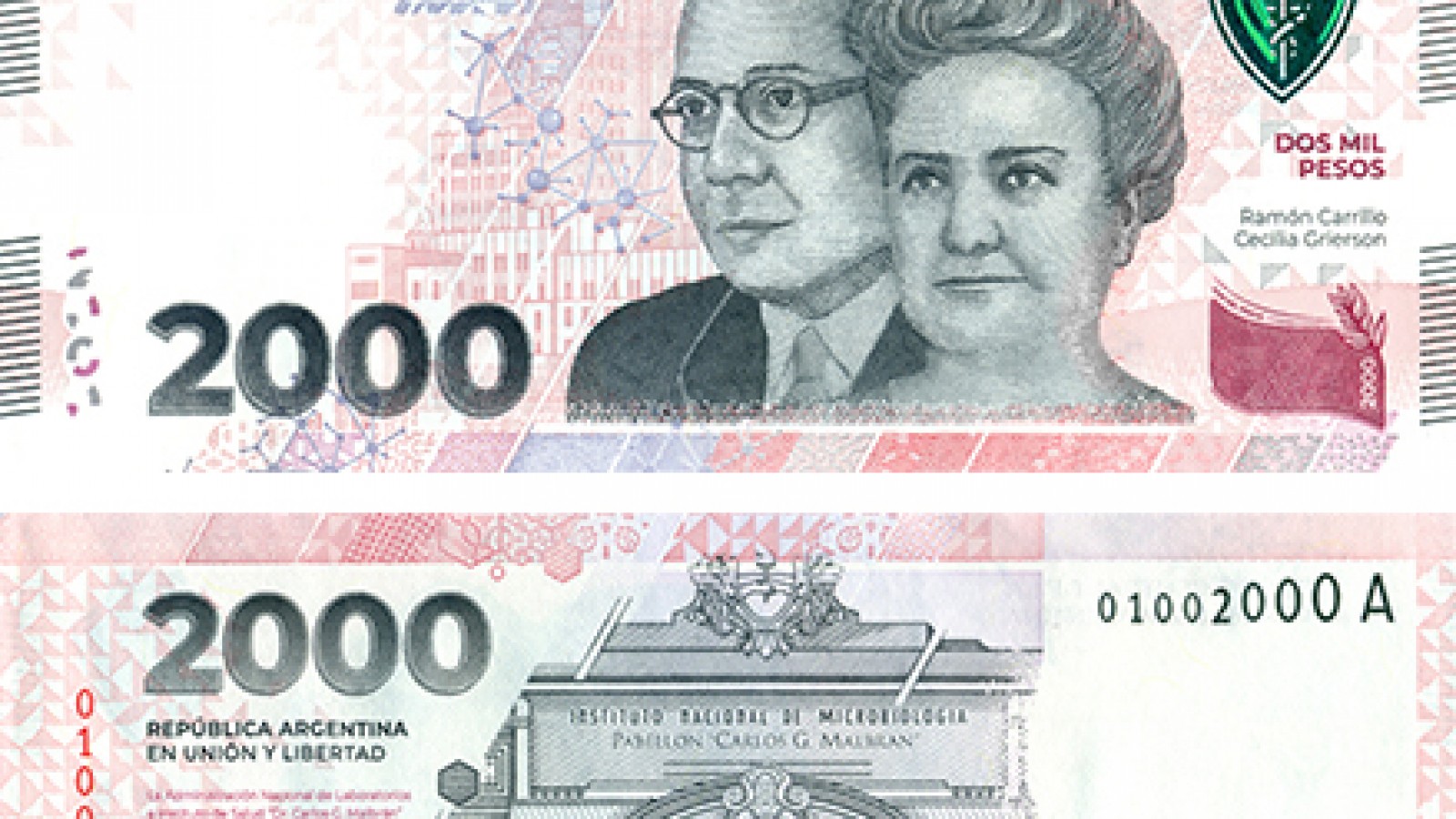 El BCRA puso en circulación el billete conmemorativo de 2000 pesos de curso legal