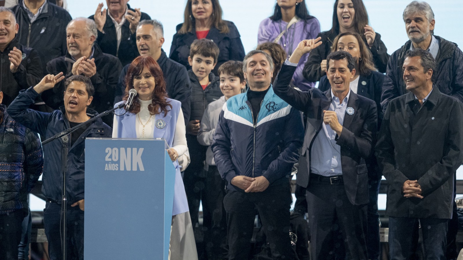 Cristina Fernández en Plaza de Mayo: "Yo soy del pueblo y de ahí no me muevo, hagan lo que hagan"