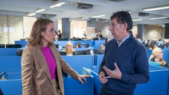 Posse y Florencia Arietto visitaron el Centro de Monitoreo de San Isidro