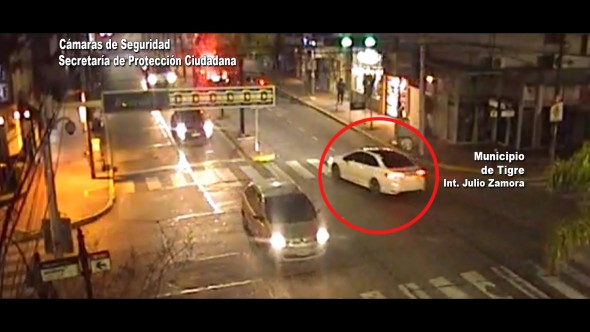 El Sistema de Protección Ciudadana de Tigre actuó rápidamente tras un impactante accidente de tránsito en el centro de la ciudad