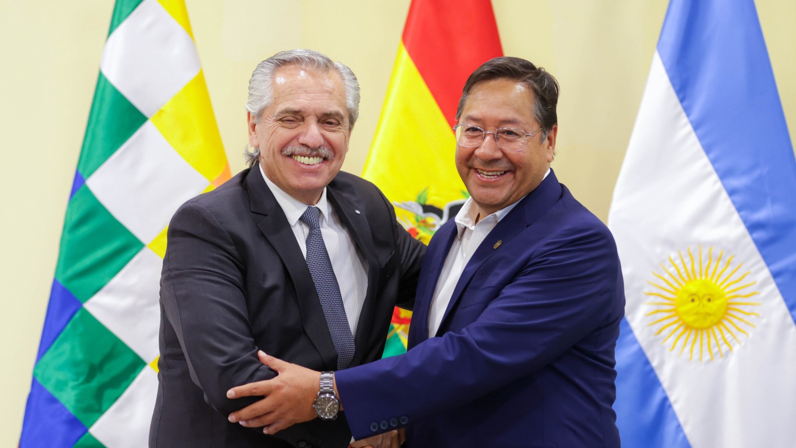 Alberto Fernández y Luis Arce remarcaron la importancia de incrementar el comercio bilateral y la cooperación estratégica