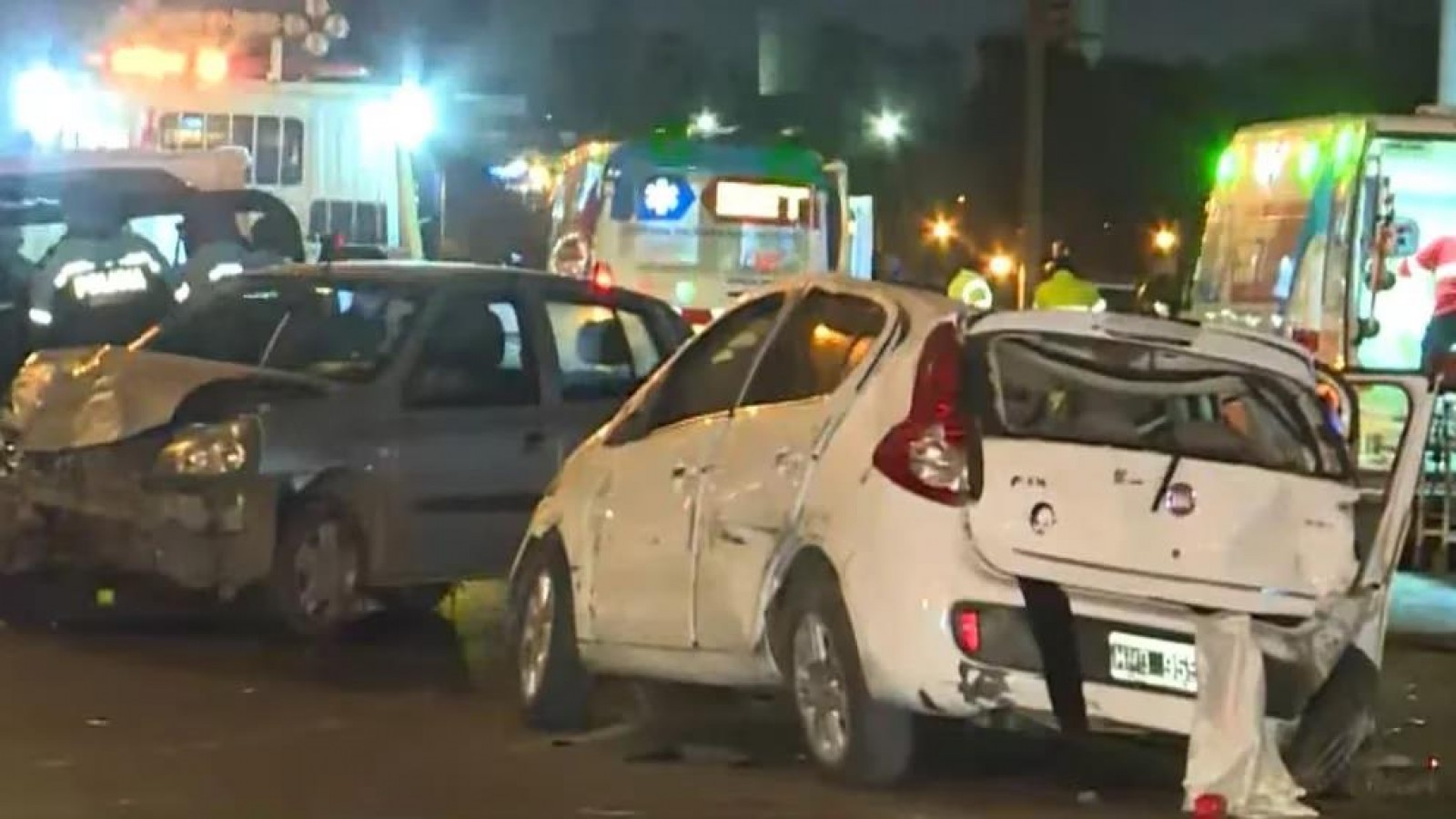 Choque múltiple en Panamericana: cinco personas heridas