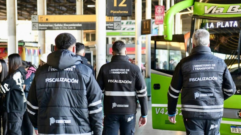 Transporte bonaerense intensificó los controles vehiculares durante el fin de semana largo