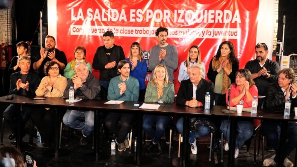 Bregman y Del Caño presentaron su lista con fuerte presencia de trabajadores, referentes de la lucha feminista y ambiental