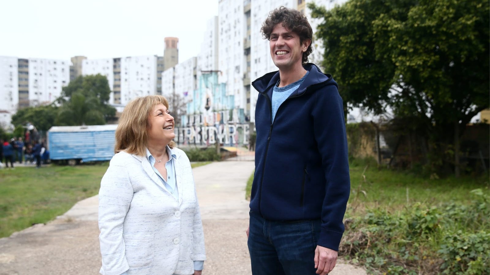 Martín Lousteau, Jefe de Gobierno y Graciela Ocaña, primera legisladora porteña