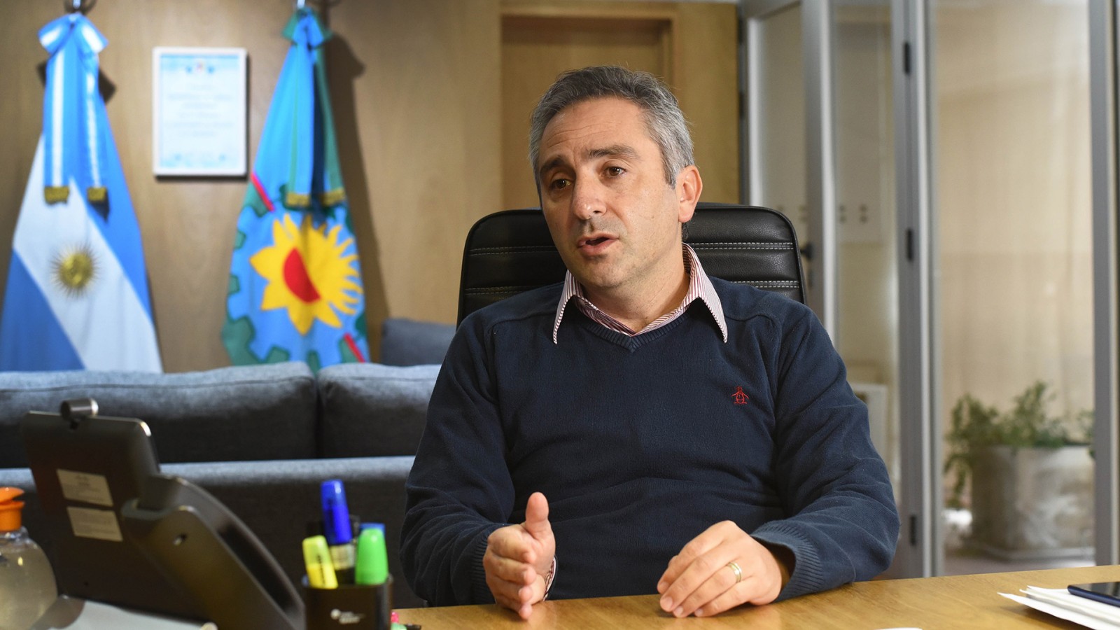 Larroque sostuvo que UxP necesita que "los goles los meta Massa"