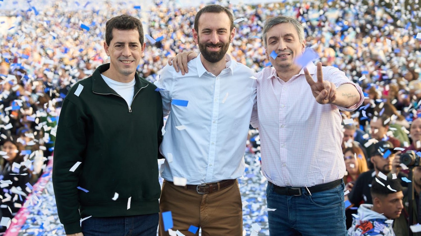 Wado de Pedro junto a Máximo Kirchner: "Hay que tomar cada una de las decisiones pensando que primero está la gente"
