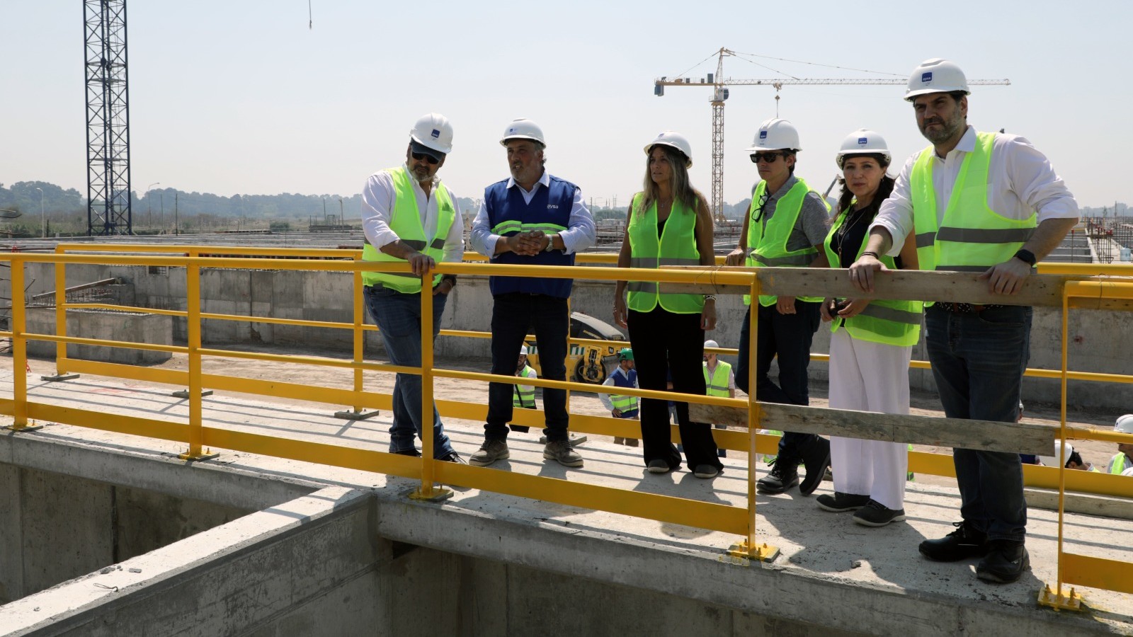 AySA anunció avances en la mega obra que beneficia a 2,5 millones de habitantes con agua potable