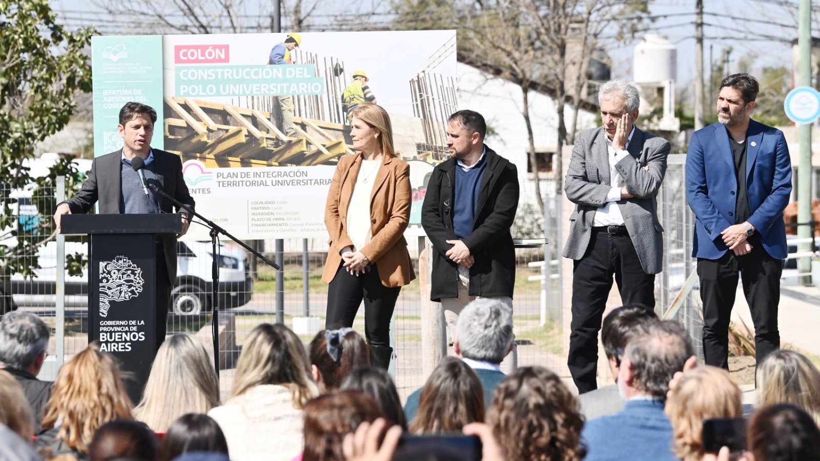 Programa Puentes: Kicillof inauguró el primer Centro Universitario de Colón