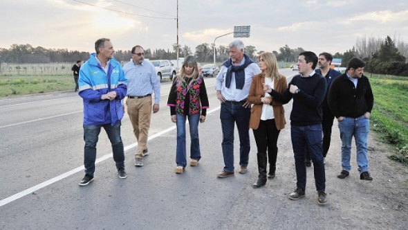 Pergamino: Avanzan las obras de repavimentación en la Ruta Nº 32