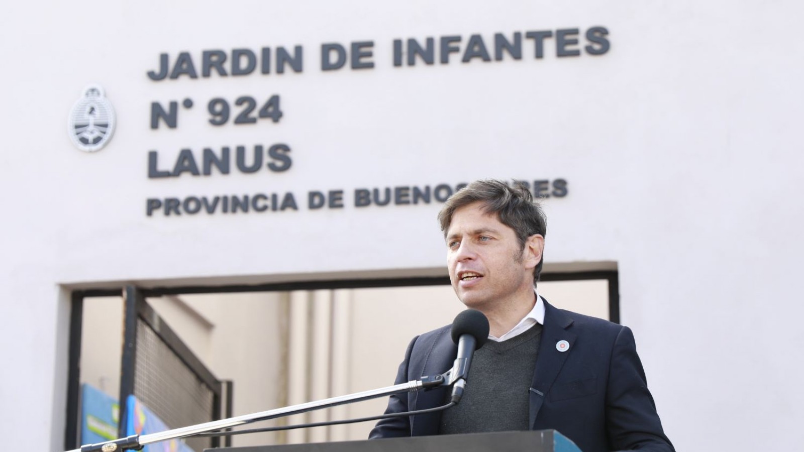 Kicillof inauguró los edificios de dos jardines de infantes en Lanús