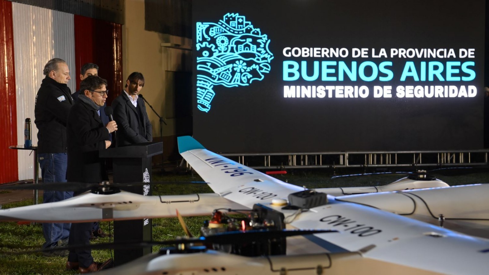 Se presentaron los nuevos drones que fortalecerán la seguridad en zonas rurales