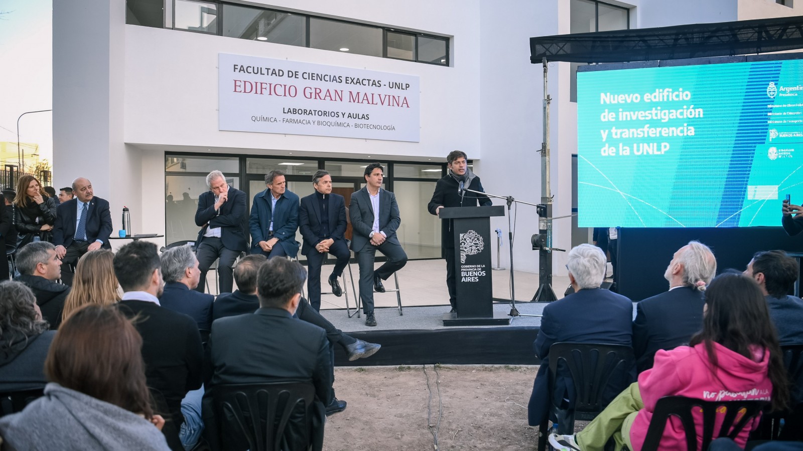 Kicillof inauguró el nuevo tramo del Tren Universitario de La Plata