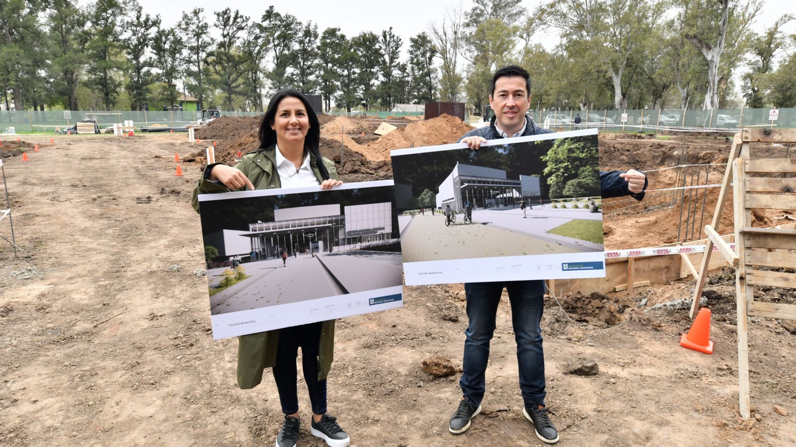 Comenzó la construcción del Teatro Municipal de Malvinas Argentinas