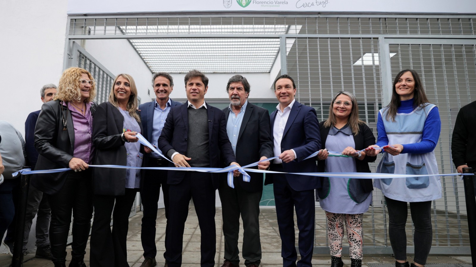 Kicillof encabezó la inauguración de un paso bajo nivel en Bosques
