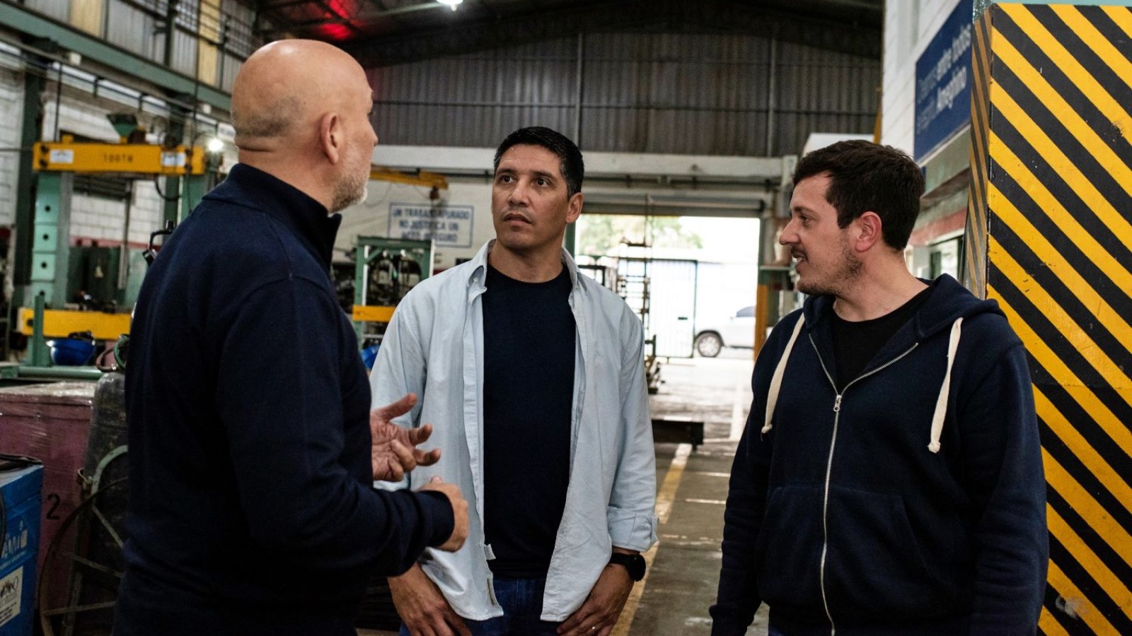 Con eje en la producción, Alejo Sarna y Mariano Ruiz recorrieron Ameghino Servicios