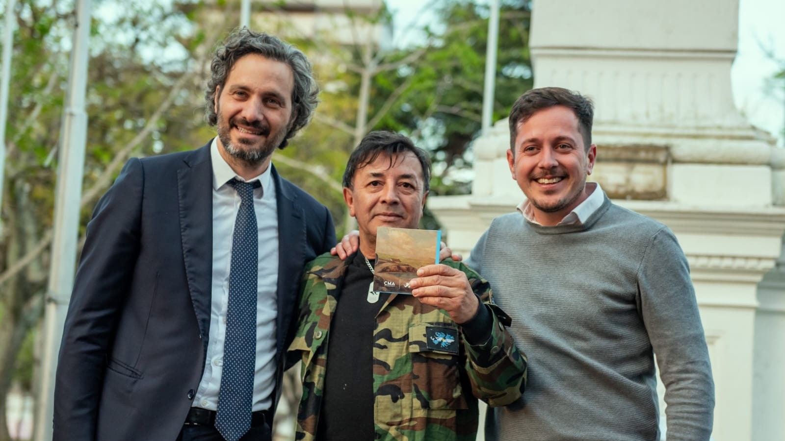 Alejo Sarna: "Este es un reconocimiento a los pibes de Malvinas que jamás olvidaremos"