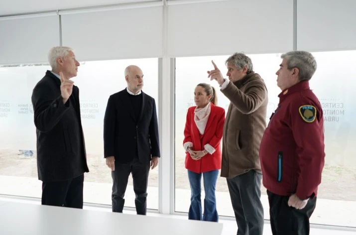 Rodríguez Larreta inauguró el Centro de Monitoreo Urbano Roca de la Policía de la Ciudad